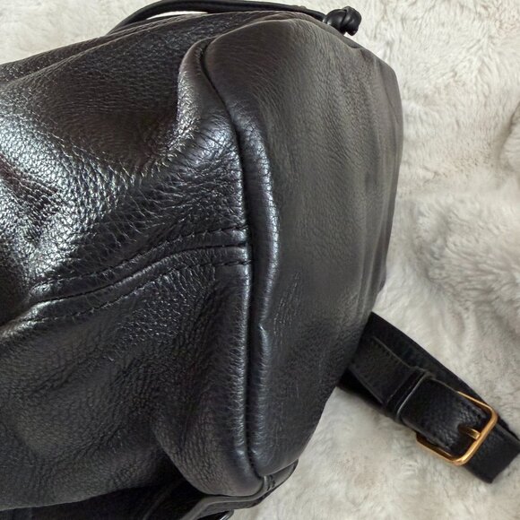MARC BY MARC JACOBS Black Pebble Leather Backpack main image 7